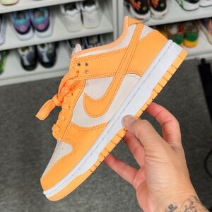 Nike Dunk Low in Orange and Cream
